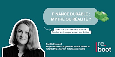 Finance durable : mythe ou réalité ? primary image