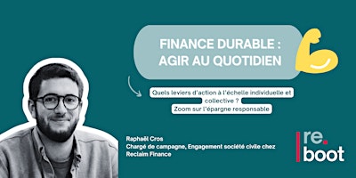 Finance durable : comment agir au quodidien ? primary image