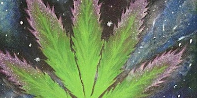 Happy Painting - Galaxy Pot Leaf primary image