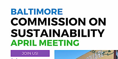 Baltimore City Commission on Sustainability Monthly Meeting  primärbild