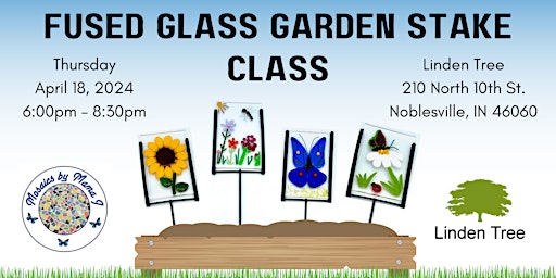 Immagine principale di Fused Glass Garden Stake Class 
