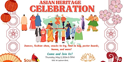 Imagen principal de South Division Asian Heritage Month Celebration