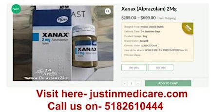Buy Xanax Online With Special Offer