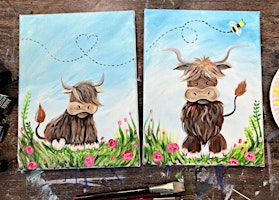 Imagen principal de Happy Painting BIG & LITTLE EDITION - Highland Cows