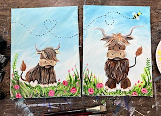 Happy Painting BIG & LITTLE EDITION - Highland Cows