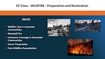 Imagem principal do evento WILDFIRE - Preparation and Restoration (Wheat Ridge Location)