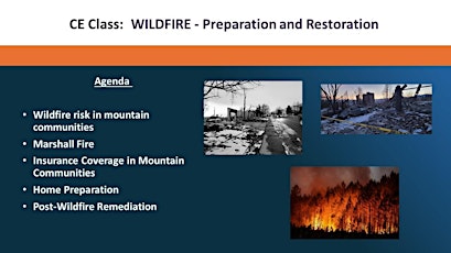 WILDFIRE - Preparation and Restoration (Wheat Ridge Location)