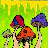 Image principale de Happy Painting - Trippy Mushrooms