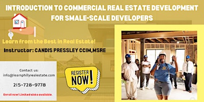 Primaire afbeelding van Introduction to Commercial Real Estate Development for Small Scale Developers