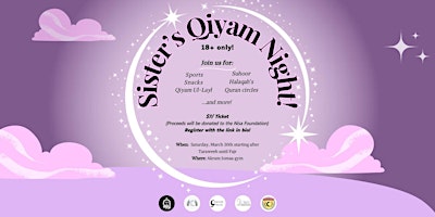 Sisters' Qiyam Night primary image