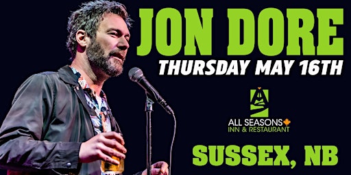 Hauptbild für Jon Dore live in Sussex, NB