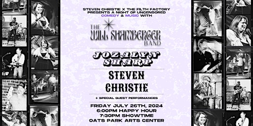 Imagem principal do evento Steven Christie X FF Present Will Shamberger Band, Jozalyn Sharp & More!