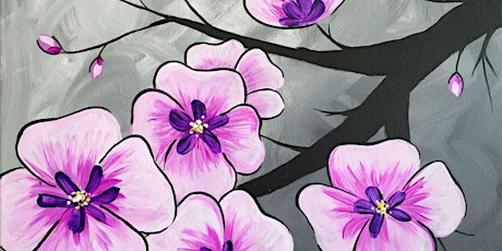 Violet Dogwood - Paint and Sip by Classpop!™