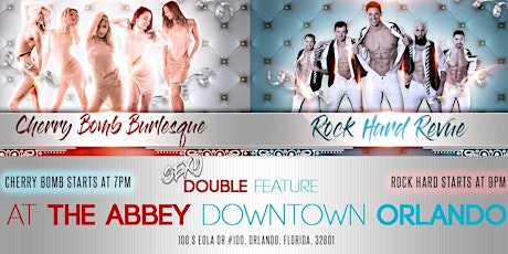 Imagem principal do evento Double Feature | Cherry Bomb Burlesque and Rock Hard Revue
