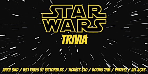 Primaire afbeelding van Star Wars Trivia Night