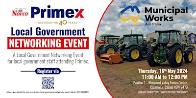 Imagem principal do evento Primex Local Government Networking Event