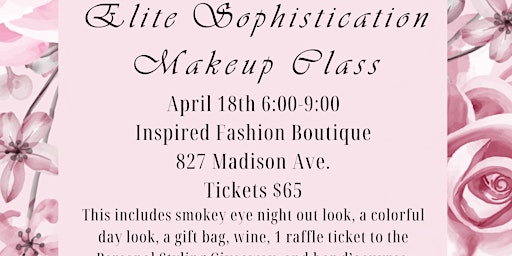 Elite Sophistication Makeup Class primary image