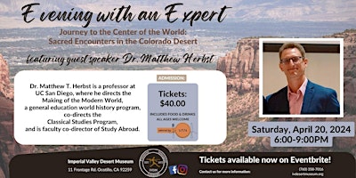 Evening with an Expert: Dr. Matthew Herbst primary image