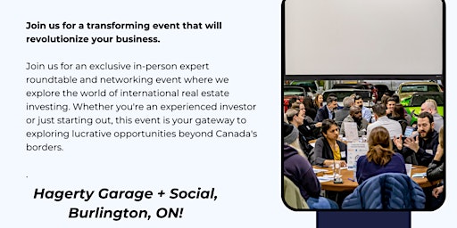 Investors and Entrepreneurs of Canada Presents: Investing Internationally primary image