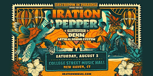 Imagem principal do evento Iration and Pepper: Daytrippin in Paradise Tour