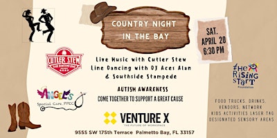 Imagem principal do evento Country Night Line Dance & Autism Awareness