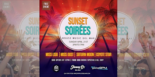 Immagine principale di Sunset Soirées [ House Music Del Mar ] 