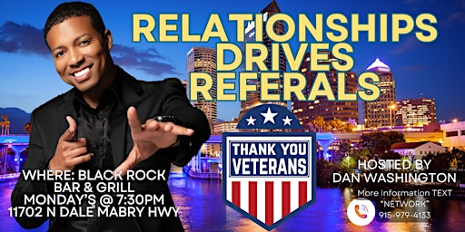 RELATIONSHIPS BUILDS REFERALS|BUSINESS CARD EXCHANGE|BLACK ROCK & GRILL primary image
