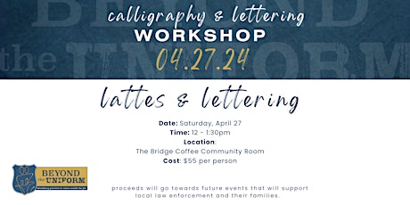Lattes & Lettering: Saturday Afternoon Lettering Workshop