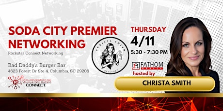 Free Soda City Premier Rockstar Connect Networking Event (April)