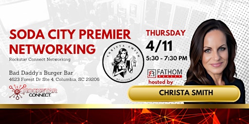 Free Soda City Premier Rockstar Connect Networking Event (April) primary image