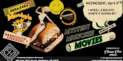 Rewind Roulette - Mystery Munchie Movies @ Peabody Heights Brewery primary image