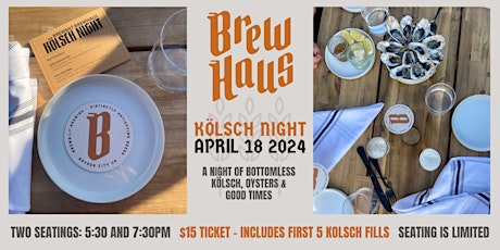 KÖLSCH NIGHT AT BREWHAUS!