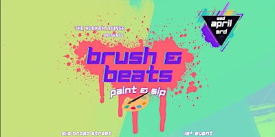 Imagem principal do evento Brush & Beats Paint and Sip