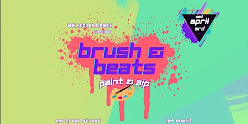 Imagem principal do evento Brush & Beats Paint and Sip