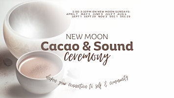 New Moon Cacao & Sound Ceremony primary image