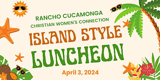 Rancho Cucamonga Christian Women's Connection Luncheon primary image