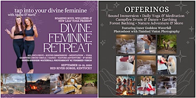 Divine Feminine Retreat - Yoga, Meditation, Sound Bath, Nature,  Waterfalls primary image