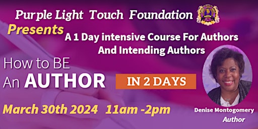 A 1 Day intensive Course For Authors And Intending Authors primary image