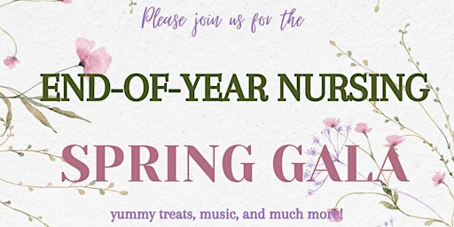 Primaire afbeelding van End-of-the-year Nursing Spring Gala