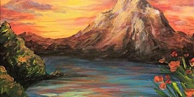 Sunset Mountain Scenery - Paint and Sip by Classpop!™ primary image