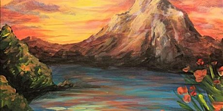 Sunset Mountain Scenery - Paint and Sip by Classpop!™