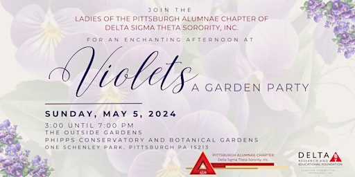 Imagem principal do evento Violets: A Garden Party