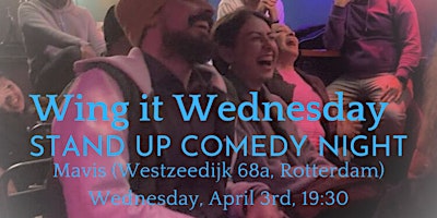 Primaire afbeelding van Wing it Wednesday : Stand-up Comedy Night