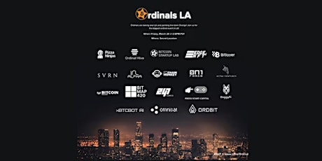 Bitcoin Ordinals LA: Exclusive Event Bridging Bitcoin & Ethereum Communitie