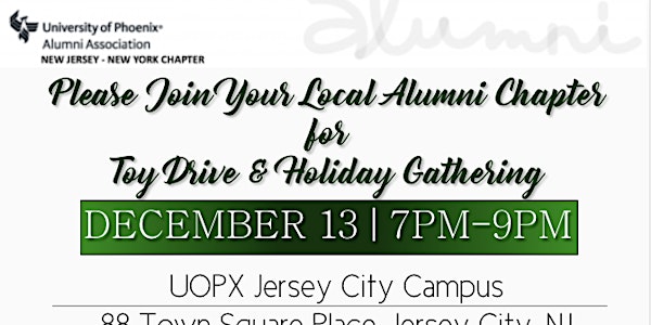 UOPX NJ-NY Alumni  Chapter Holiday Toy Drive Gathering