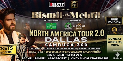 Imagem principal do evento Bismil ki Mehfil - Dallas