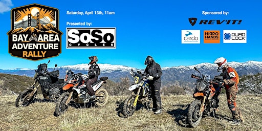 Primaire afbeelding van Bay Area ADV Rally  at SoSo Cycles – Concord