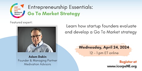 Entrepreneurship Essentials: Go To Market Strategy