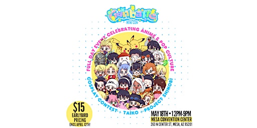 Imagem principal do evento Ganbatte Mini Con - 1-Day Anime Convention