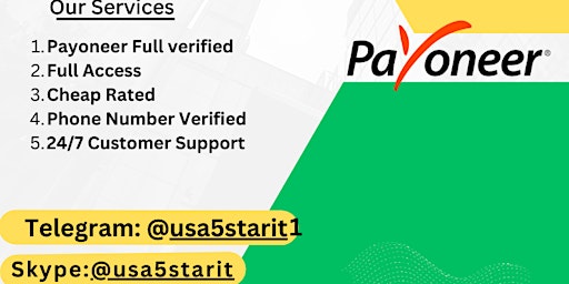 Hauptbild für Buy verified Payoneer accounts
